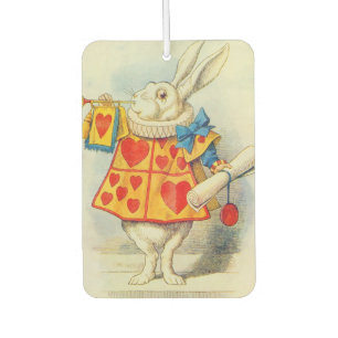 John Tenniel   The White Rabbit Car Air Freshener