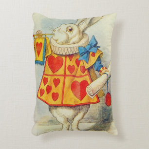 John Tenniel   The White Rabbit Decorative Cushion