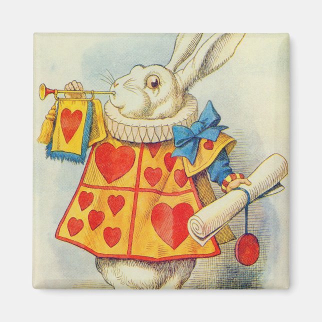 John Tenniel | The White Rabbit Magnet (Front)