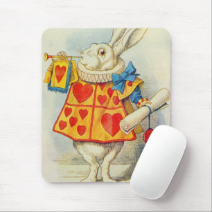 John Tenniel   The White Rabbit Mouse Mat