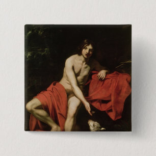 John the Baptist 15 Cm Square Badge