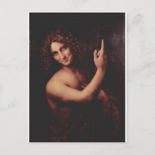 John the Baptist by Leonardo Da Vinci c. 1513-1516 Postcard