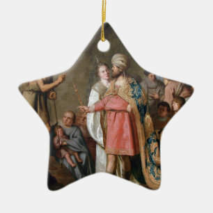 John the Baptist Preaching Ceramic Tree Decoration