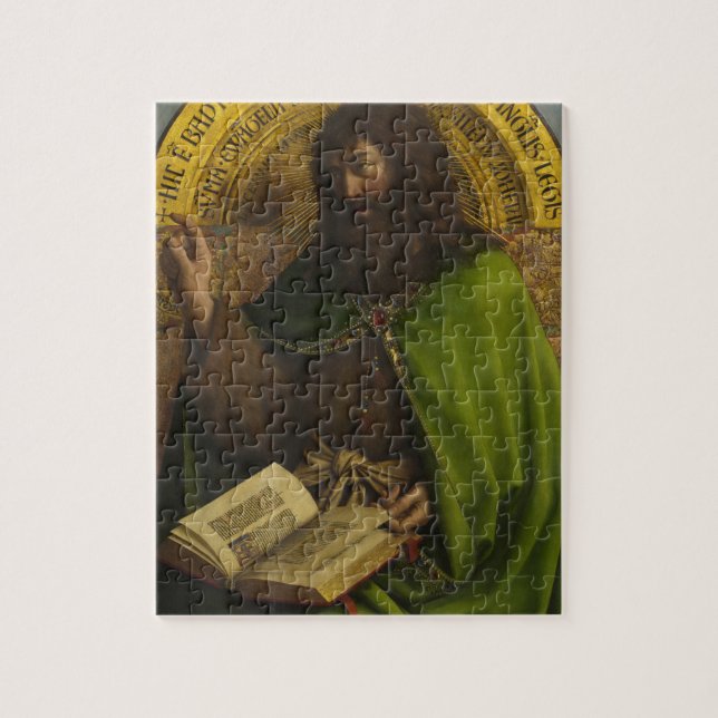 John the Baptist, The Ghent Altarpiece by van Eyck Jigsaw Puzzle (Vertical)