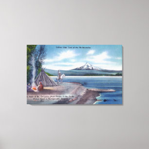 John the Last of the Multnomahs Canvas Print
