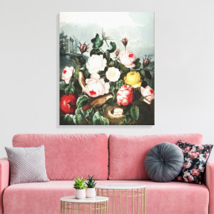 John Thornton Roses from The Temple of Flora Canvas Print