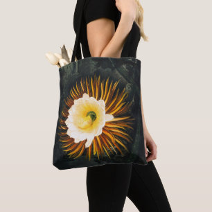 John Thornton The Night-Blowing Cereus Botanical Tote Bag