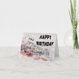 John Toulson Birthday Card