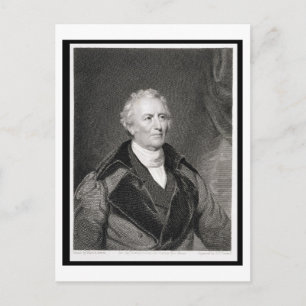John Trumbull (1756-1843) engraved by Asher Brown Postcard