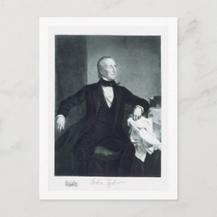 John Tyler, 10th President of the United States of Postcard