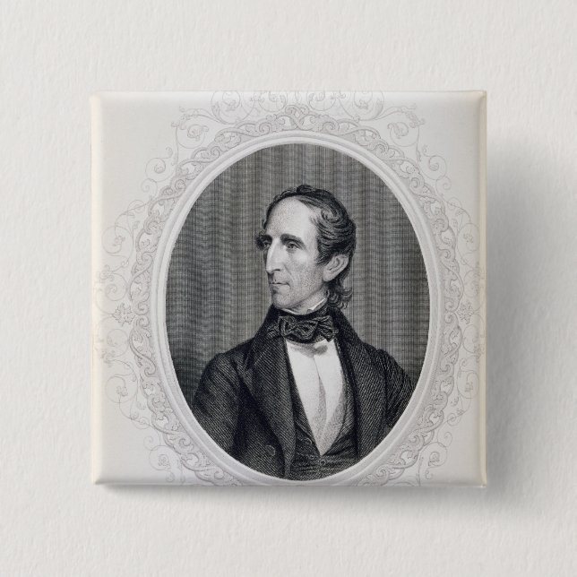 John Tyler 15 Cm Square Badge (Front)