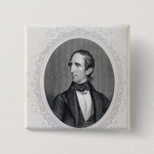 John Tyler 15 Cm Square Badge