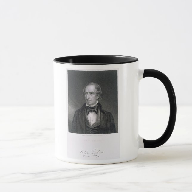 John Tyler, engraved by John B. Forrest (1814-70) Mug (Right)