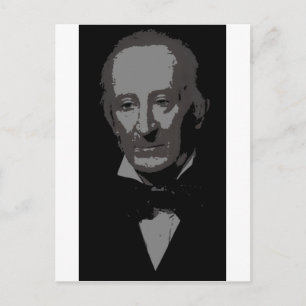 John Tyler silhouette Postcard