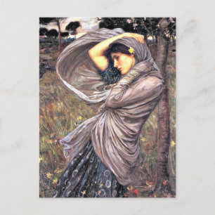 John Waterhouse - Boreas, 1903, artwork Postcard