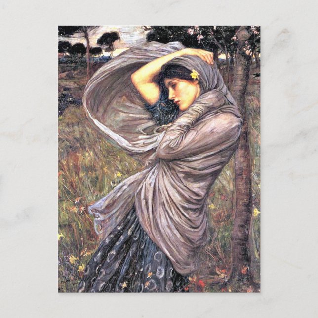 John Waterhouse - Boreas, 1903, artwork Postcard (Front)