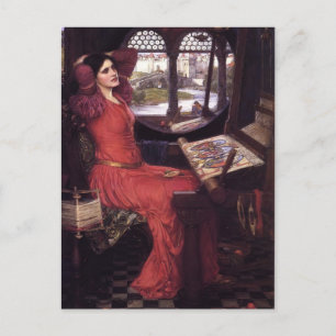 John Waterhouse- Lady of Shalott Postcard