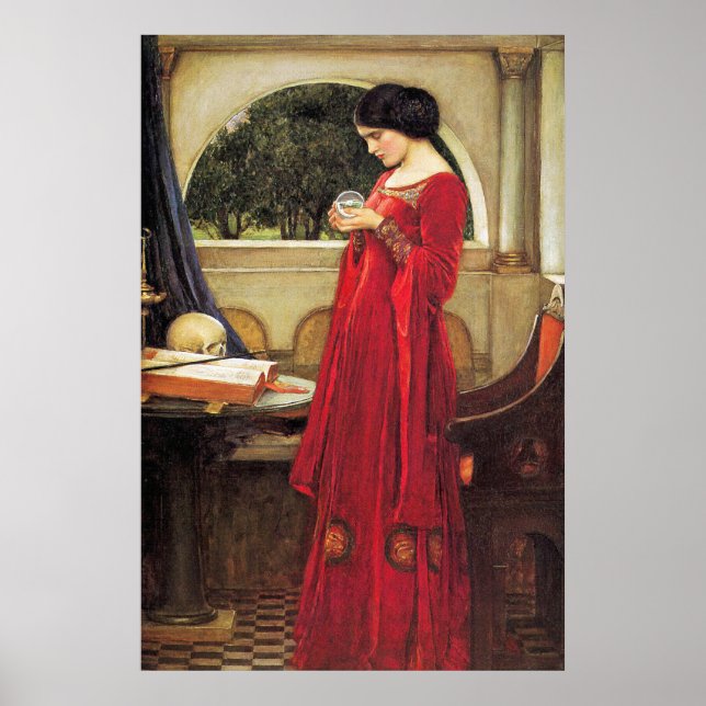 John Waterhouse - The Crystal Ball Poster (Front)