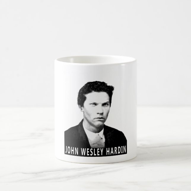 JOHN WESLEY HARDIN OUTLAW DRINKING UTENSIL COFFEE MUG (Center)