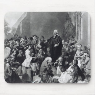 John Wesley preaching Mouse Mat