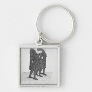 John Wesley walking in Edinburgh between James Key Ring