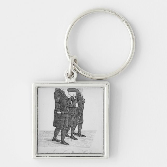 John Wesley walking in Edinburgh between James Key Ring (Front)