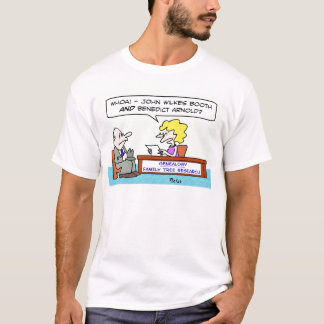 john wilkes booth benedict arnold genealogy T-Shirt