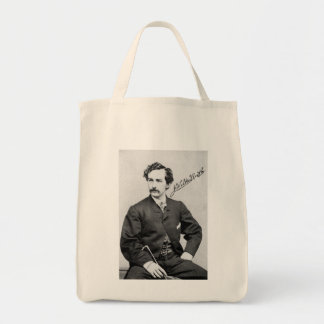 JOHN WILKES BOOTH TOTE/GROCERY BAG