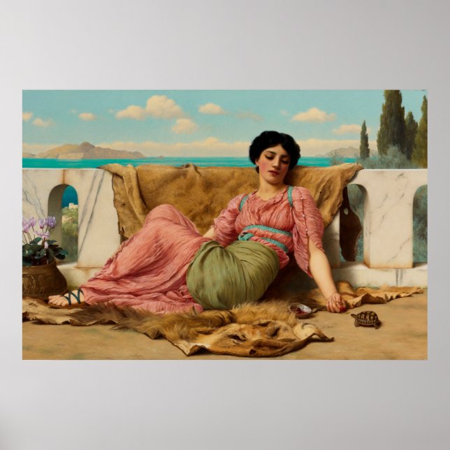 John William Godward: The quiet pet Poster (Front)