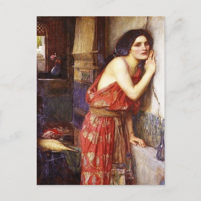 John William Waterhouse (1909) 'Thisbe' Postcard (Front)