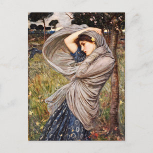 John William Waterhouse - Boreas Postcard