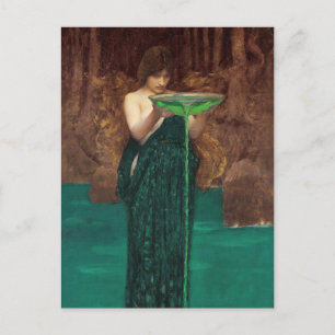 John William Waterhouse Circe Invidiosa Mythologic Postcard
