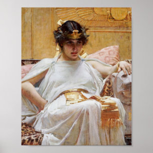 John William Waterhouse - Cleopatra Poster