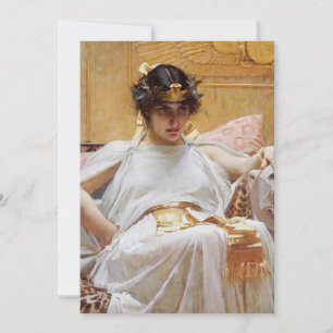 John William Waterhouse - Cleopatra Thank You Card