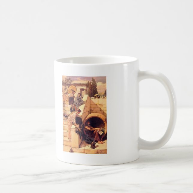 John William Waterhouse- Diogenes Coffee Mug (Right)
