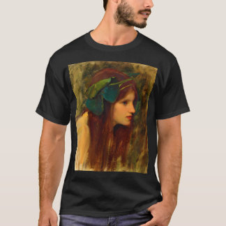 John William Waterhouse Female Head Study For 'A T-Shirt