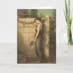 John William Waterhouse - Gone But Not Forgotten Card