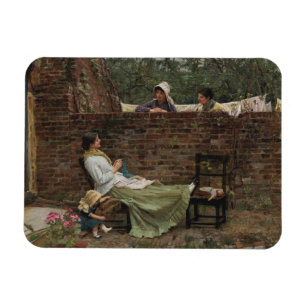 John William Waterhouse - Good Neighbours Magnet