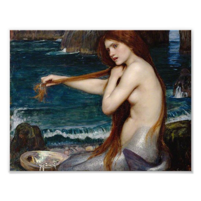 John William Waterhouse Mermaid Photo Print (Front)