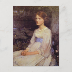 John William Waterhouse- Miss Betty Pollock Postcard