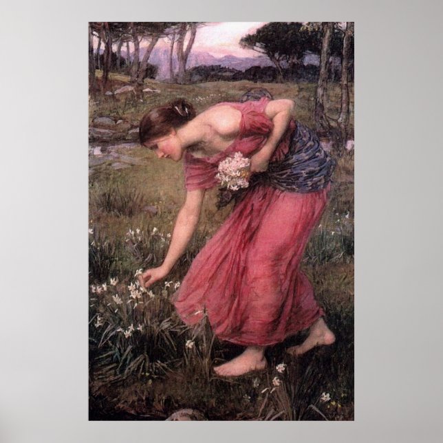 John William Waterhouse - Narcissus - Fine Art Poster (Front)