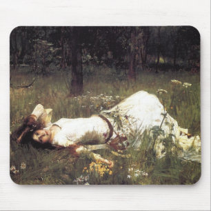 John William Waterhouse - Ophelia 1889 Mouse Mat