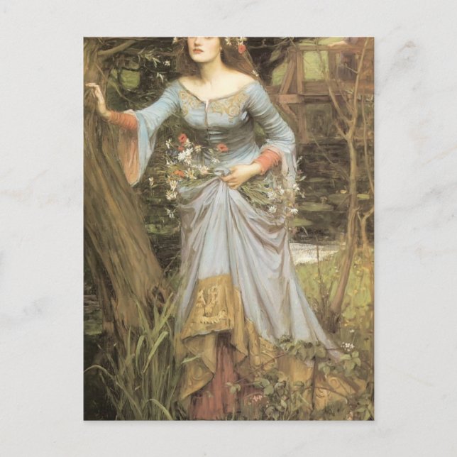 John William Waterhouse- Ophelia Postcard (Front)