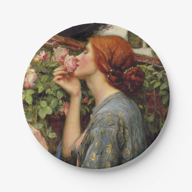John William Waterhouse Paper Plate (Front)