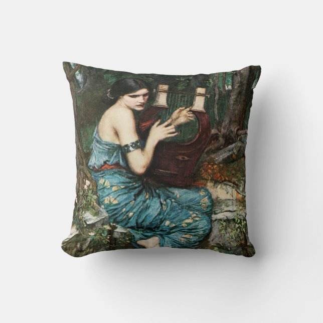 John William Waterhouse The Charmer Pillow (Front)