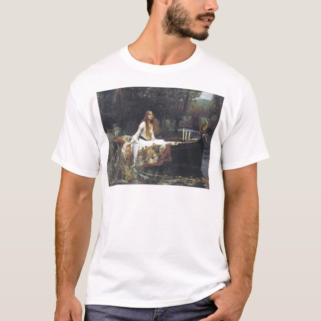 John William Waterhouse The Lady of Shallot 1888 T-Shirt (Front)