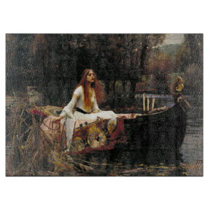 John William Waterhouse The Lady Of Shalott (1888) Cutting Board