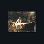 John William Waterhouse The Lady Of Shalott Canvas Print<br><div class="desc">John William Waterhouse The Lady Of Shalott Fine Art Painting The Lady of Shalott is an 1888 oil-on-canvas painting by the English Pre-Raphaelite painter John William Waterhouse. The work is a representation of a scene from Alfred Lord Tennyson's 1832 poem of the same name, in which the poet describes the...</div>