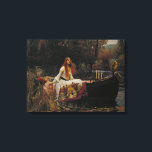 John William Waterhouse - The Lady of Shalott Canvas Print<br><div class="desc">The Lady of Shalott is a beautiful painting by John William Waterhouse. Fits just perfect on many great products and high image quality delivers top printing results.</div>