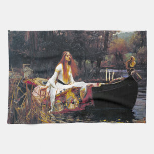 John William Waterhouse The Lady Of Shalott Tea Towel